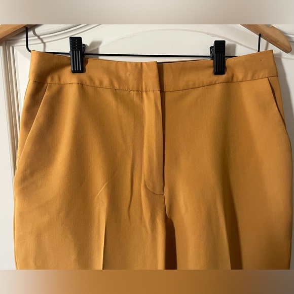 Topshop Golden Yellow Designer Slacks Women’s Size 6 - Picture 7 of 15